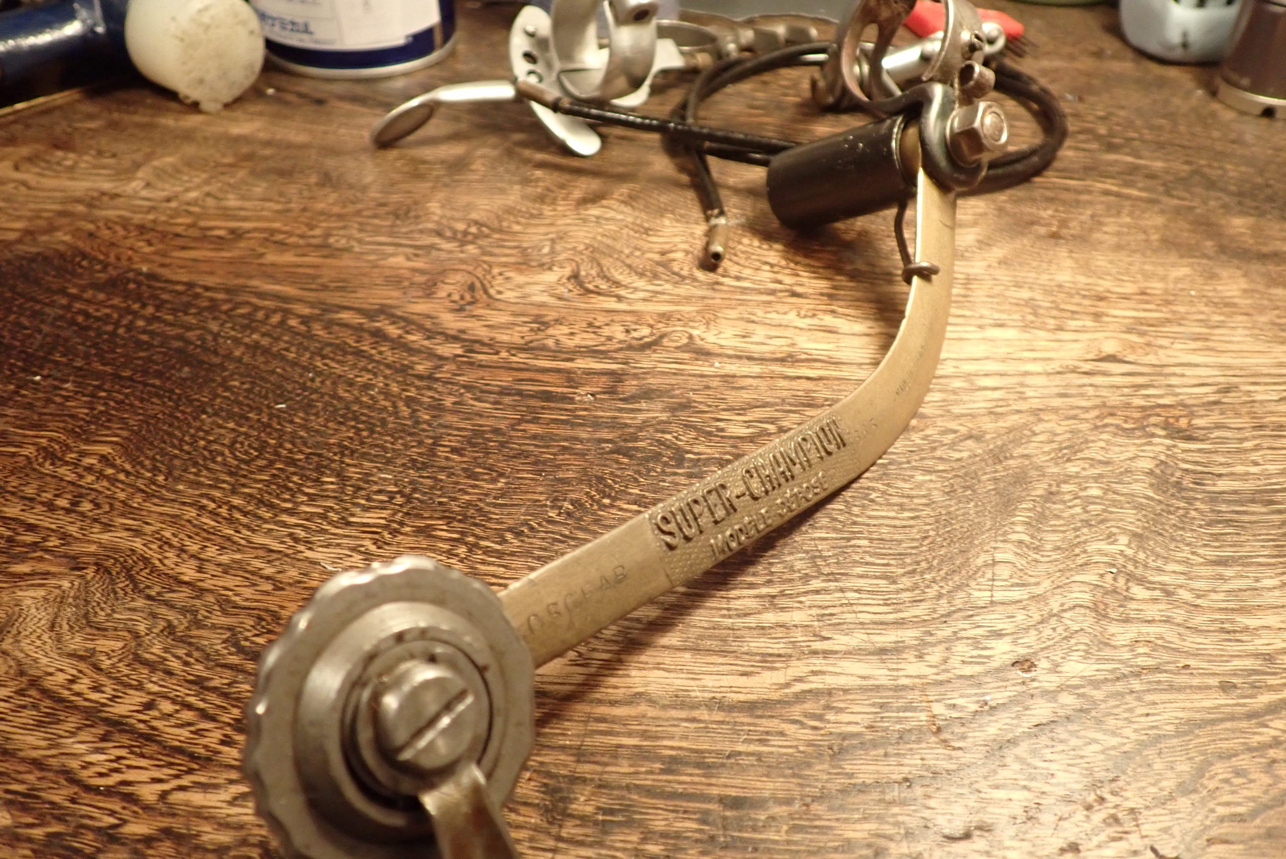 自転車の話】スーパーチャンピオン オスギア変速器アーム