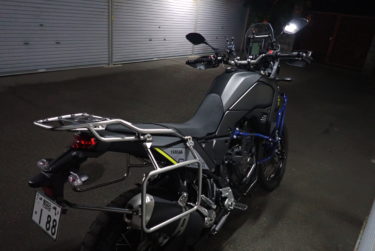 【Touratech パニアフレーム/リアキャリア】Tenere700 の強化：ツアラテック パニアフレーム/リアトップケースキャリア の装着