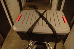 テネレ700 DIY ホムセン箱でトップケースを製作】テネレ700の積載 