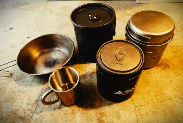 【ソロキャンプのクッカー類】紆余曲折を経て　クッカー類まとめ