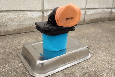 【テネレ700 エアフィルターエレメント交換】洗浄しながら繰り返し使える UNI FILTERスポンジフォーム ＋ Twin Air ダストカバー