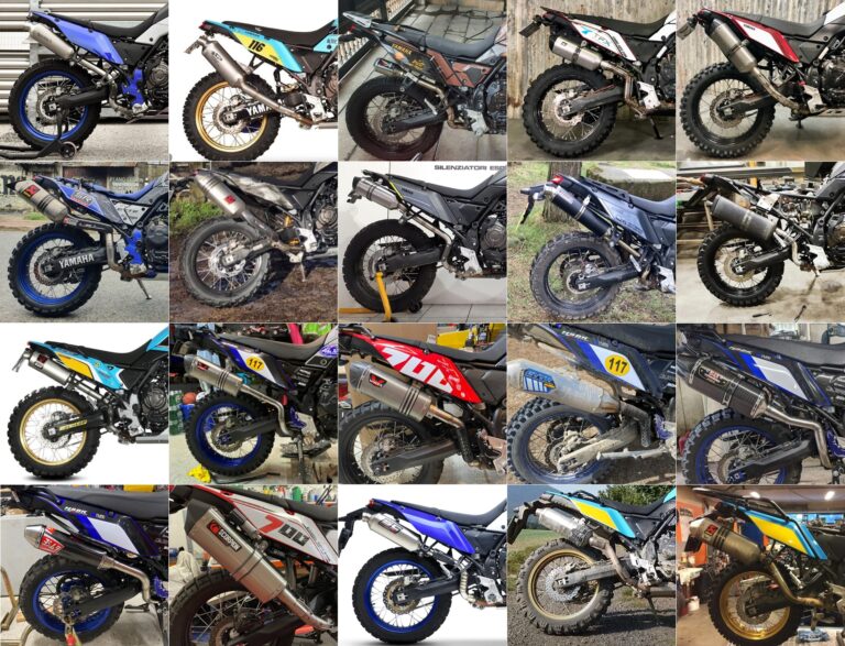 テネレ700 ハイマウントマフラー】HP corse チタニウムハイマウント